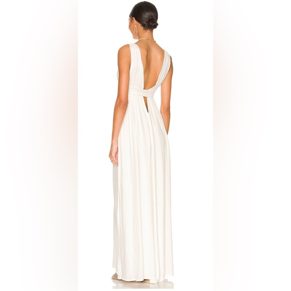 Indah Anjeli Empire Maxi Dress - opal white - XS - Picture 3 of 7